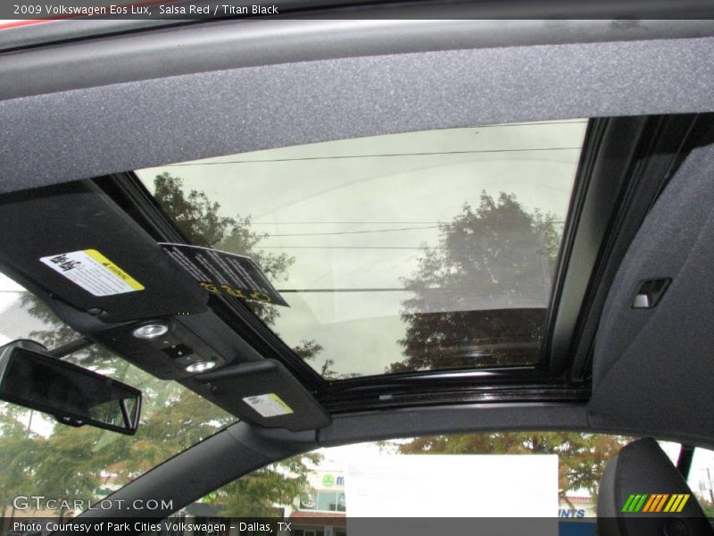 Salsa Red / Titan Black 2009 Volkswagen Eos Lux