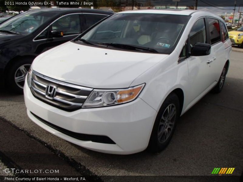 Taffeta White / Beige 2011 Honda Odyssey EX-L