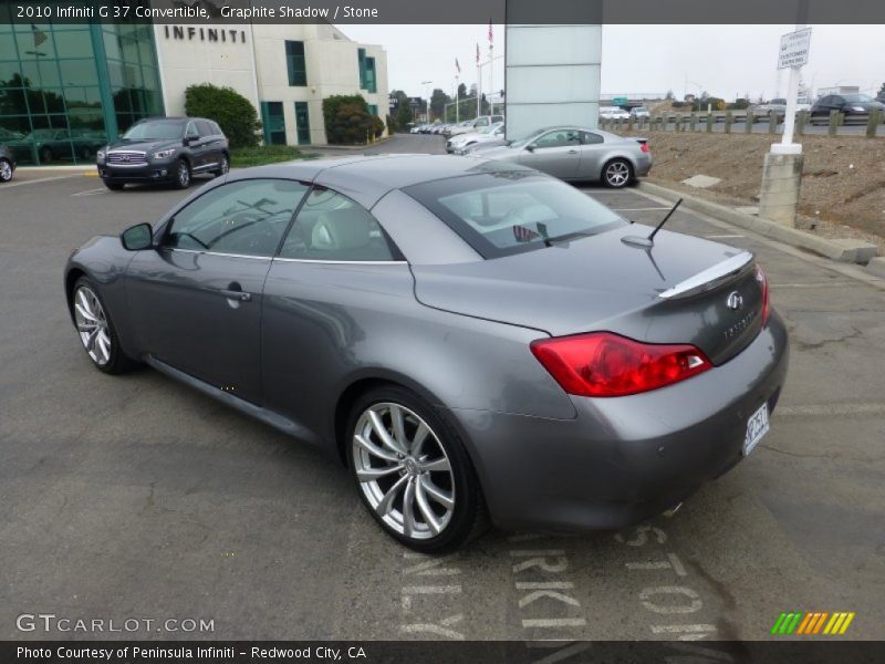 Graphite Shadow / Stone 2010 Infiniti G 37 Convertible