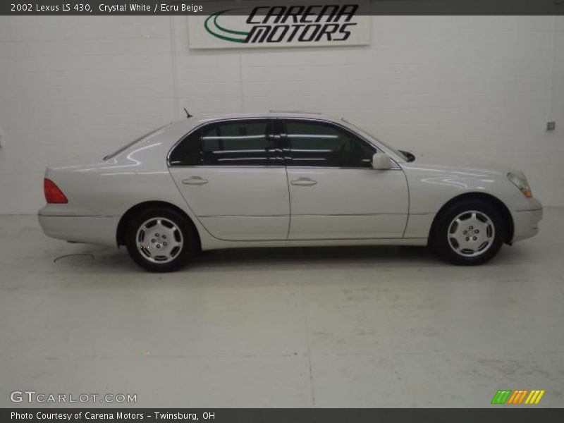 Crystal White / Ecru Beige 2002 Lexus LS 430