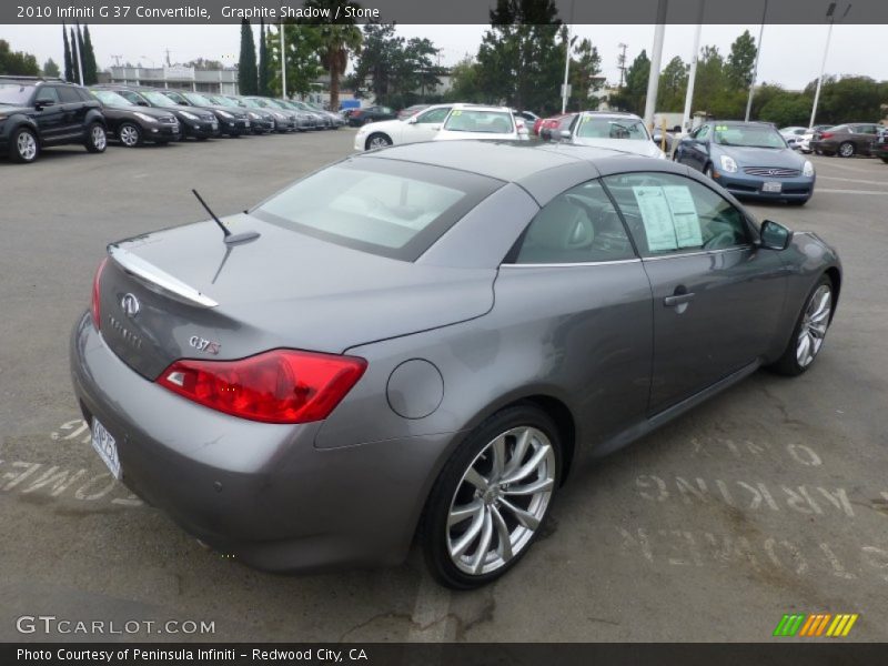 Graphite Shadow / Stone 2010 Infiniti G 37 Convertible