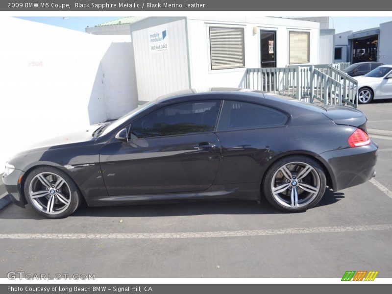 Black Sapphire Metallic / Black Merino Leather 2009 BMW M6 Coupe