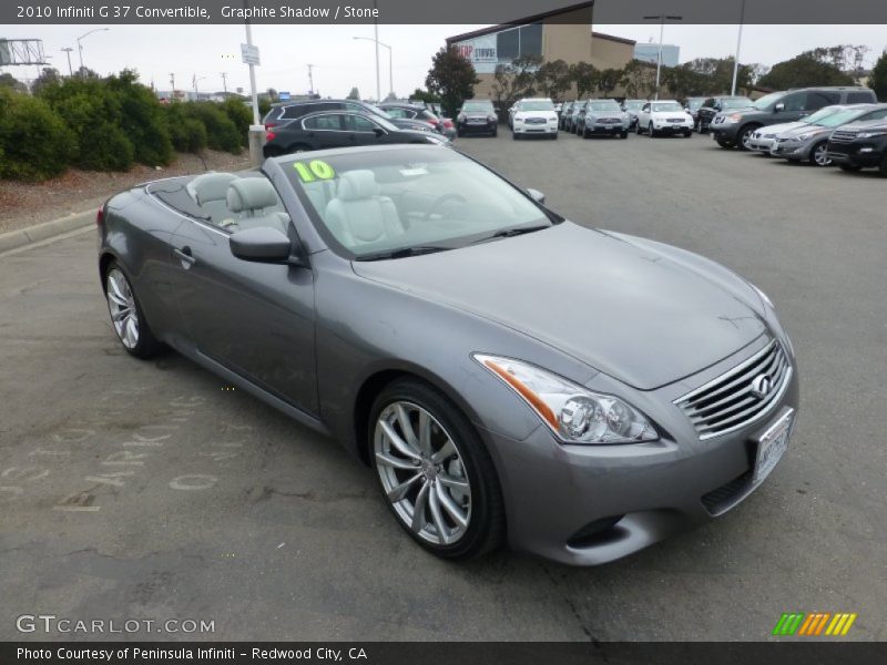 Graphite Shadow / Stone 2010 Infiniti G 37 Convertible