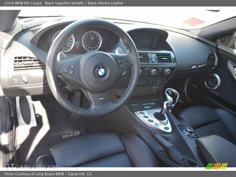 Black Merino Leather Interior - 2009 M6 Coupe 