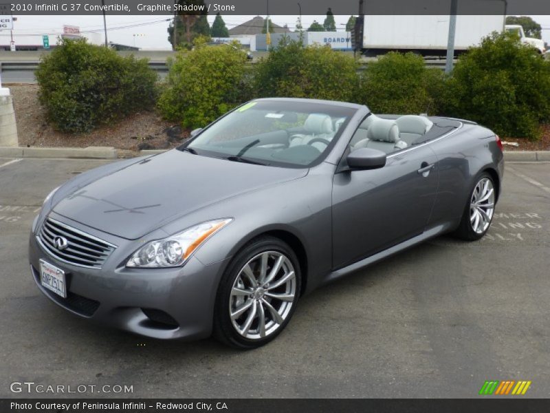 Graphite Shadow / Stone 2010 Infiniti G 37 Convertible