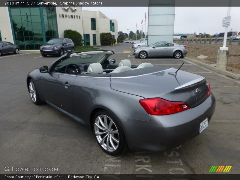Graphite Shadow / Stone 2010 Infiniti G 37 Convertible