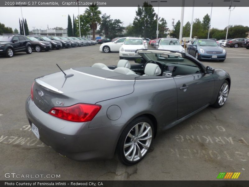 Graphite Shadow / Stone 2010 Infiniti G 37 Convertible