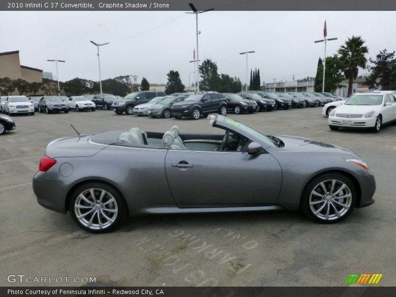 Graphite Shadow / Stone 2010 Infiniti G 37 Convertible