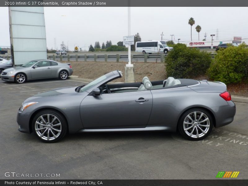 Graphite Shadow / Stone 2010 Infiniti G 37 Convertible