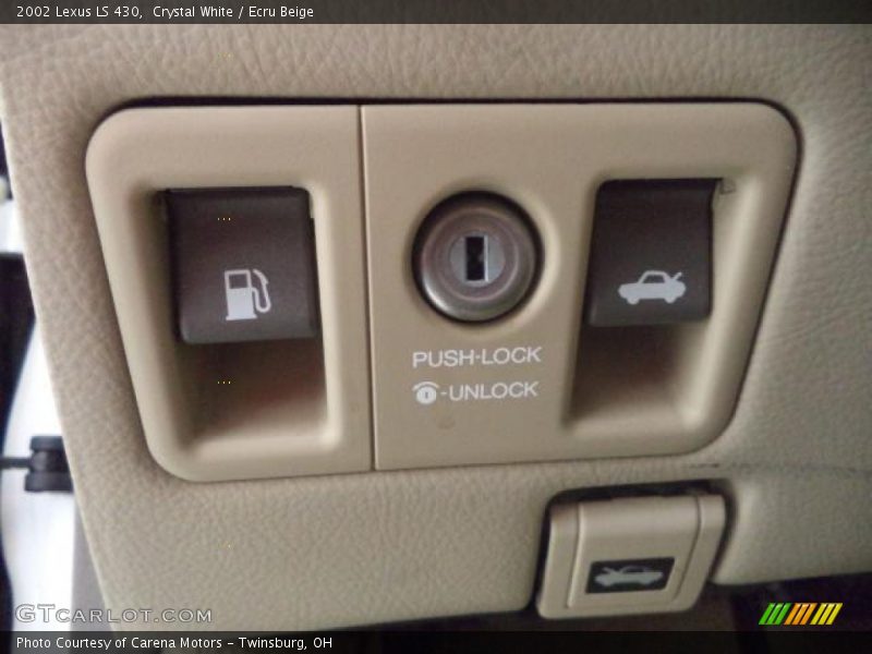 Crystal White / Ecru Beige 2002 Lexus LS 430