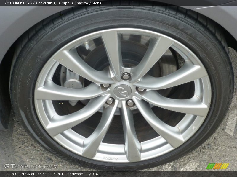 Graphite Shadow / Stone 2010 Infiniti G 37 Convertible