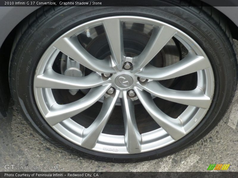 Graphite Shadow / Stone 2010 Infiniti G 37 Convertible