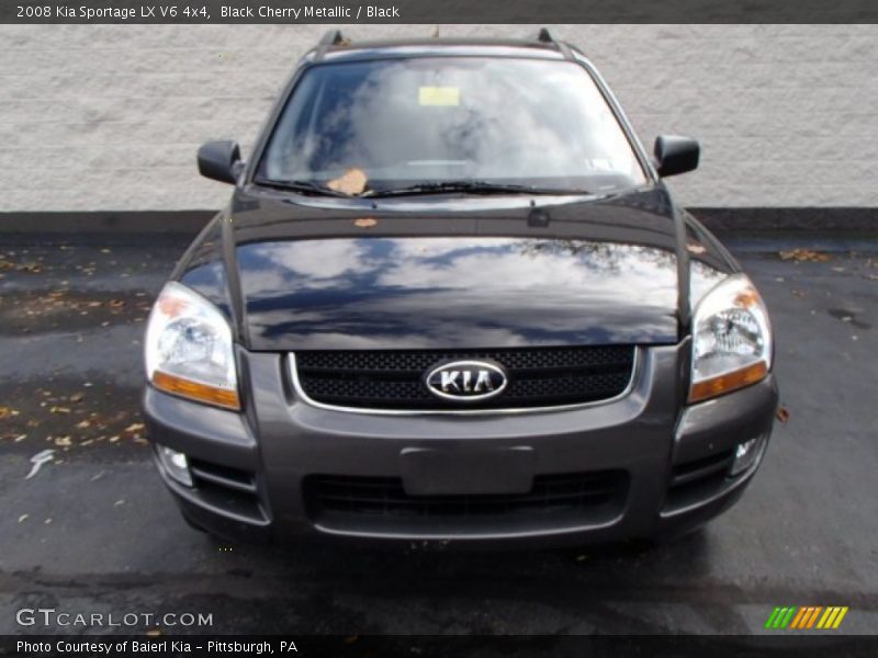 Black Cherry Metallic / Black 2008 Kia Sportage LX V6 4x4