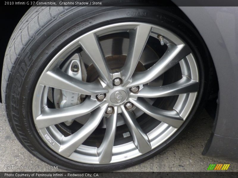 Graphite Shadow / Stone 2010 Infiniti G 37 Convertible