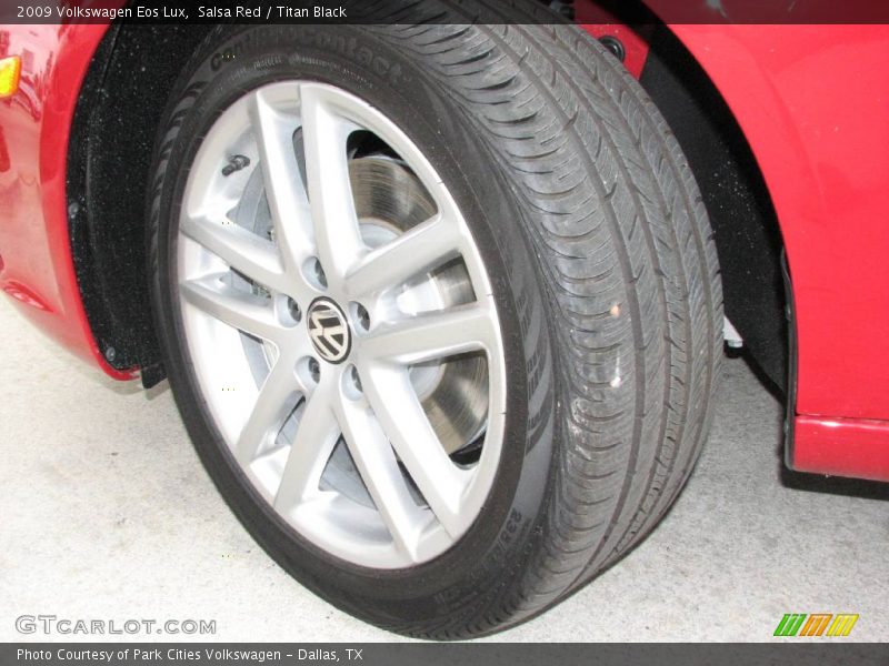Salsa Red / Titan Black 2009 Volkswagen Eos Lux