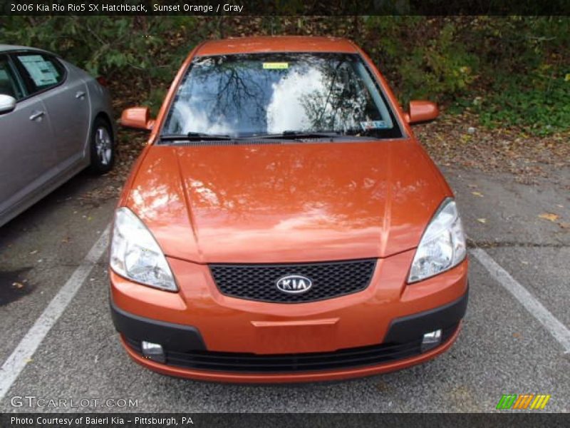 Sunset Orange / Gray 2006 Kia Rio Rio5 SX Hatchback