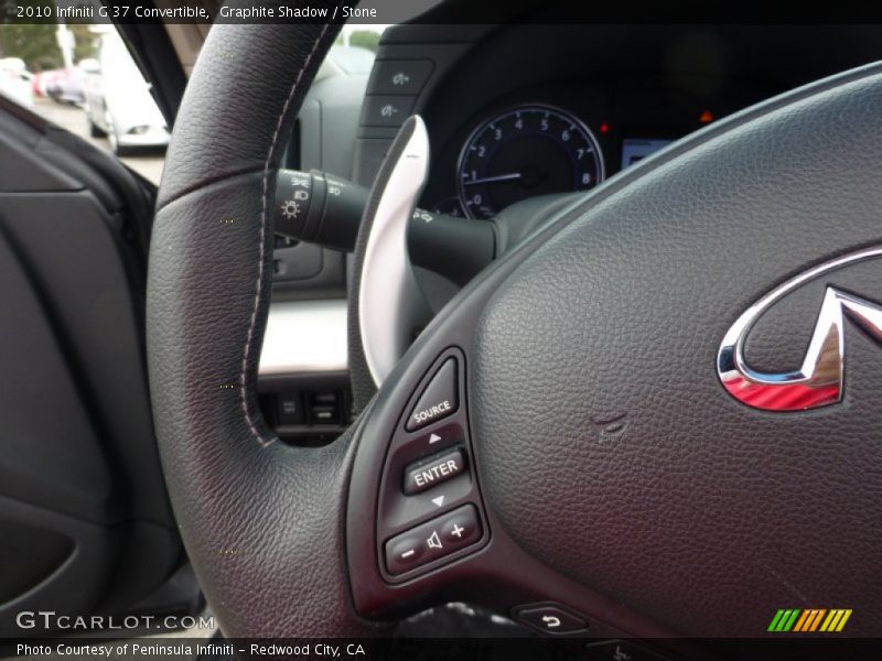 Graphite Shadow / Stone 2010 Infiniti G 37 Convertible