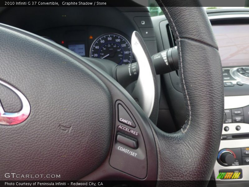 Graphite Shadow / Stone 2010 Infiniti G 37 Convertible