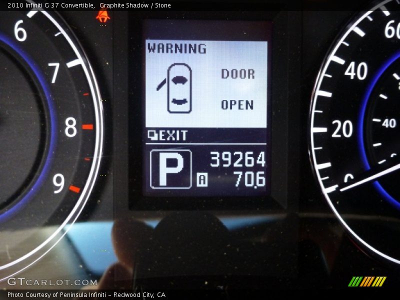 Graphite Shadow / Stone 2010 Infiniti G 37 Convertible