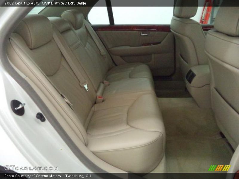 Crystal White / Ecru Beige 2002 Lexus LS 430