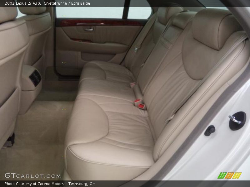 Crystal White / Ecru Beige 2002 Lexus LS 430