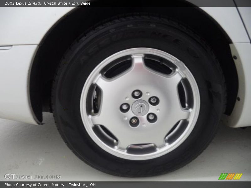 Crystal White / Ecru Beige 2002 Lexus LS 430