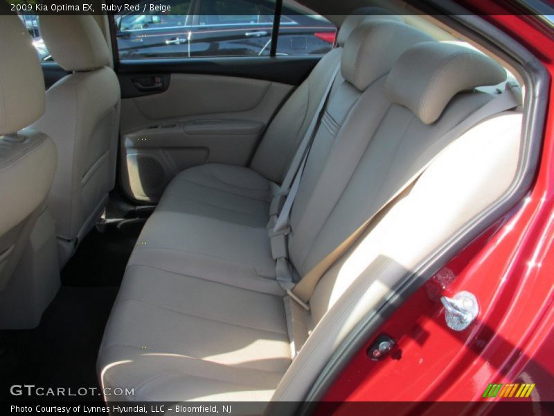 Ruby Red / Beige 2009 Kia Optima EX