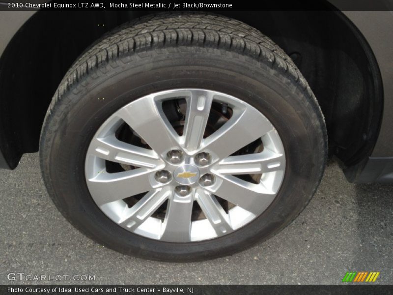 Mocha Steel Metallic / Jet Black/Brownstone 2010 Chevrolet Equinox LTZ AWD