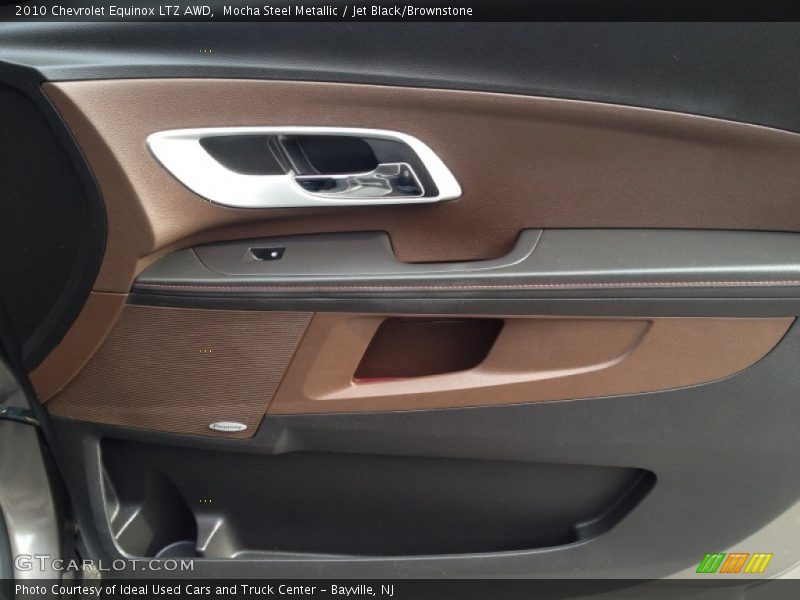 Mocha Steel Metallic / Jet Black/Brownstone 2010 Chevrolet Equinox LTZ AWD