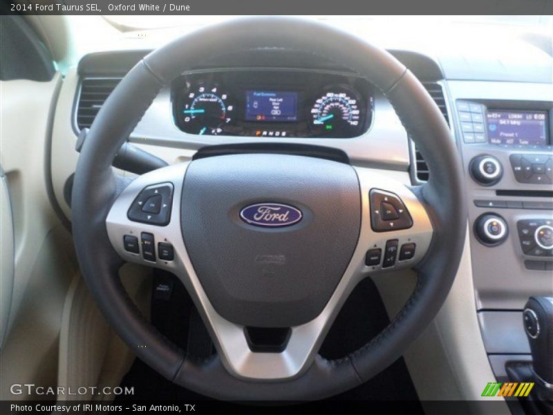 Oxford White / Dune 2014 Ford Taurus SEL