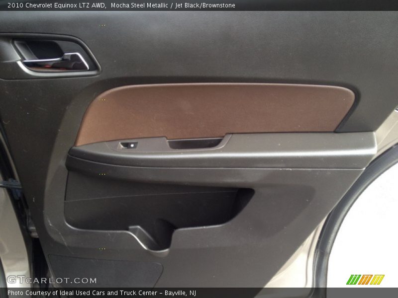 Mocha Steel Metallic / Jet Black/Brownstone 2010 Chevrolet Equinox LTZ AWD