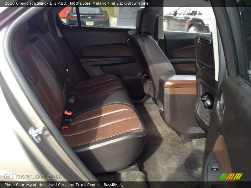 Mocha Steel Metallic / Jet Black/Brownstone 2010 Chevrolet Equinox LTZ AWD