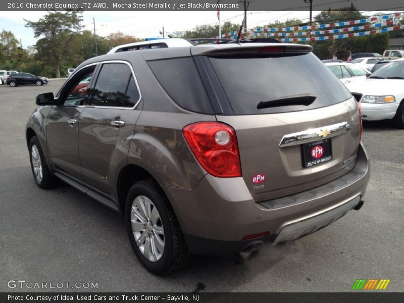 Mocha Steel Metallic / Jet Black/Brownstone 2010 Chevrolet Equinox LTZ AWD