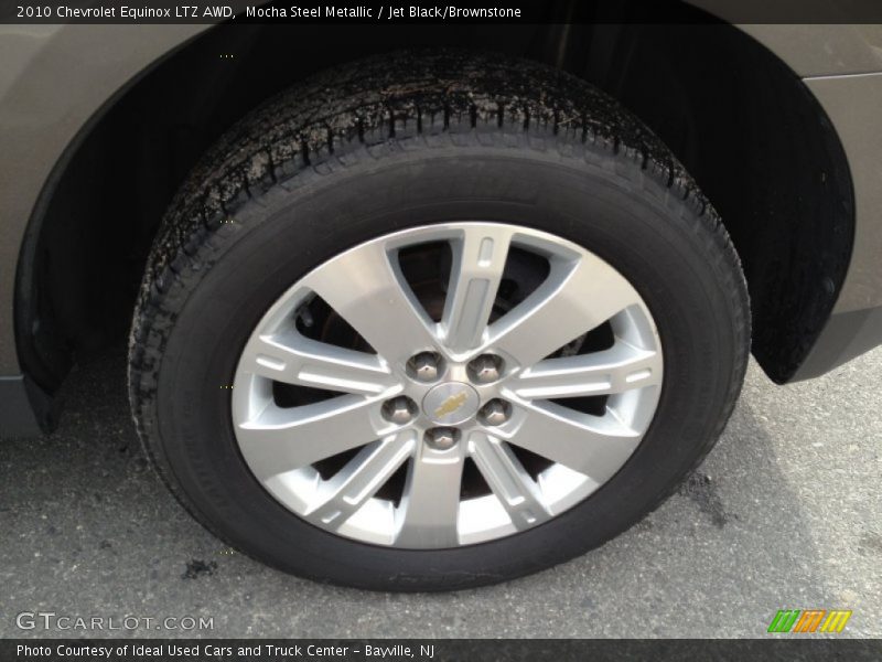 Mocha Steel Metallic / Jet Black/Brownstone 2010 Chevrolet Equinox LTZ AWD