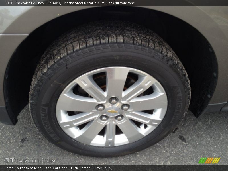 Mocha Steel Metallic / Jet Black/Brownstone 2010 Chevrolet Equinox LTZ AWD