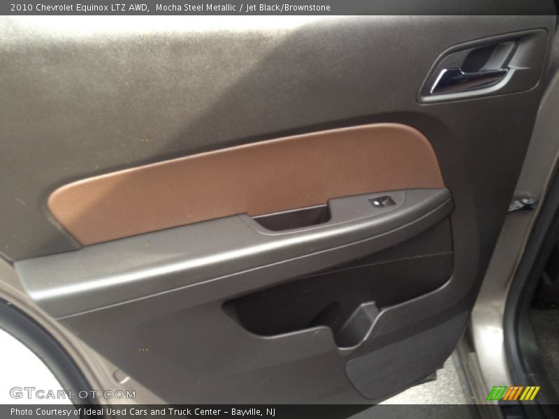 Mocha Steel Metallic / Jet Black/Brownstone 2010 Chevrolet Equinox LTZ AWD
