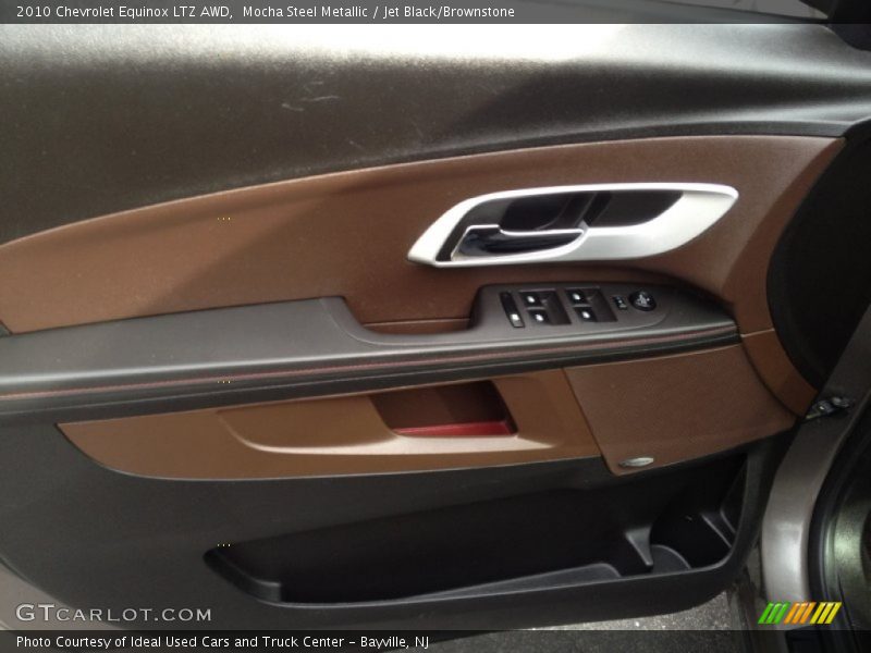 Mocha Steel Metallic / Jet Black/Brownstone 2010 Chevrolet Equinox LTZ AWD