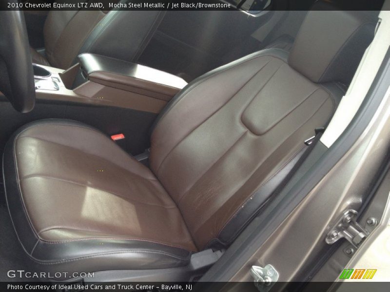 Mocha Steel Metallic / Jet Black/Brownstone 2010 Chevrolet Equinox LTZ AWD