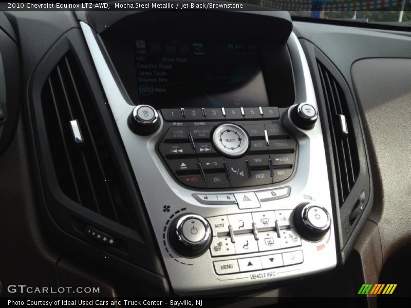 Mocha Steel Metallic / Jet Black/Brownstone 2010 Chevrolet Equinox LTZ AWD