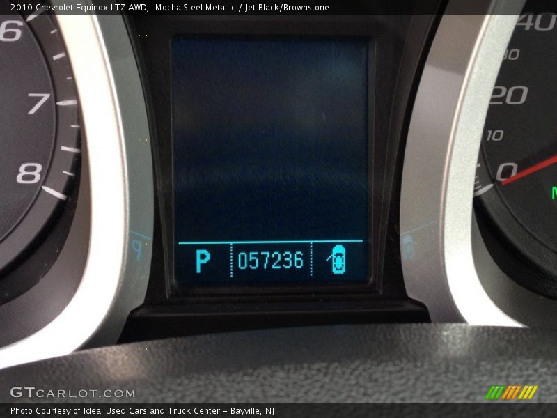 Mocha Steel Metallic / Jet Black/Brownstone 2010 Chevrolet Equinox LTZ AWD