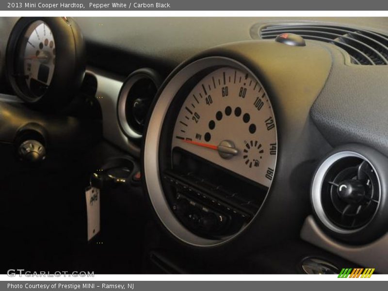 Pepper White / Carbon Black 2013 Mini Cooper Hardtop