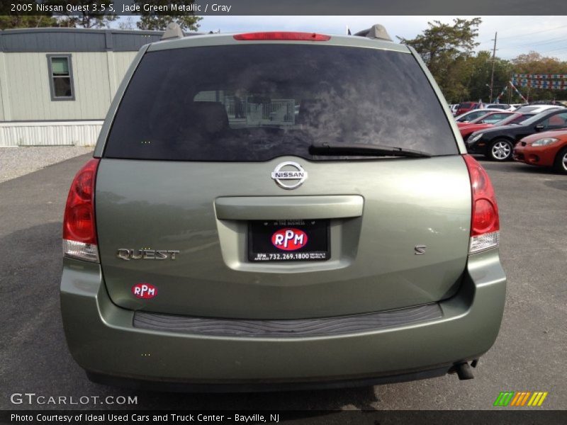 Jade Green Metallic / Gray 2005 Nissan Quest 3.5 S