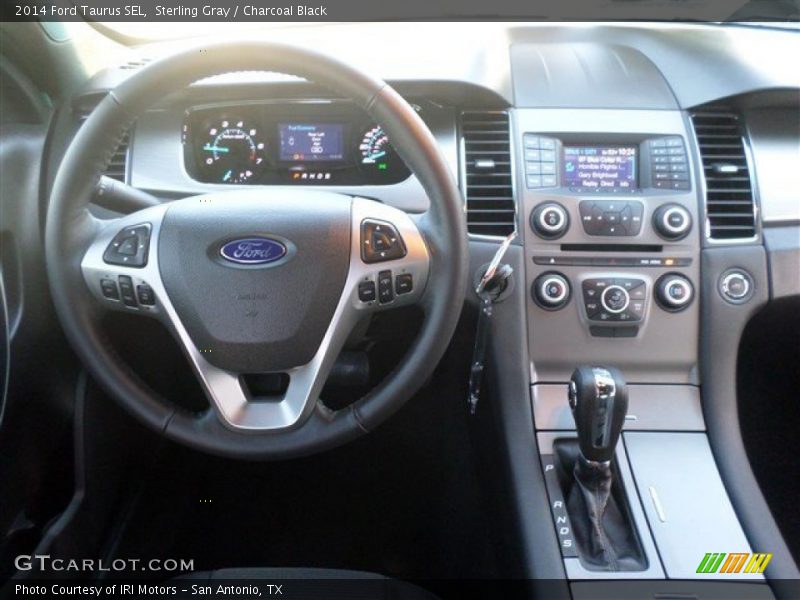 Sterling Gray / Charcoal Black 2014 Ford Taurus SEL