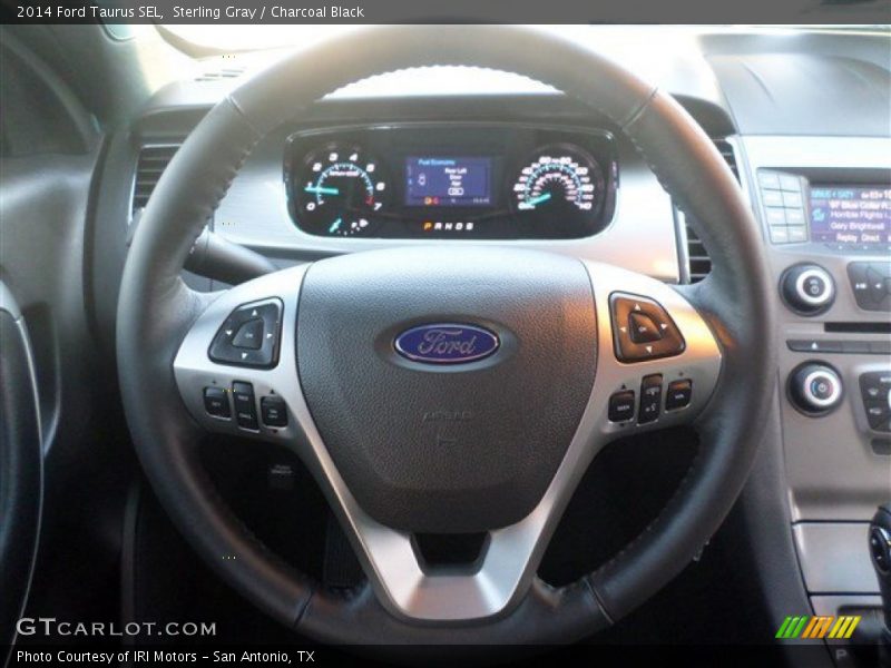 Sterling Gray / Charcoal Black 2014 Ford Taurus SEL