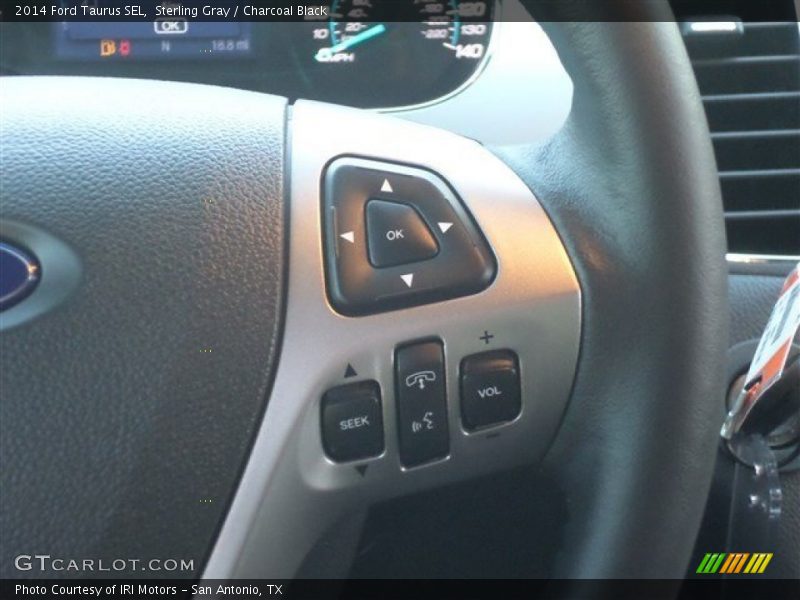 Sterling Gray / Charcoal Black 2014 Ford Taurus SEL