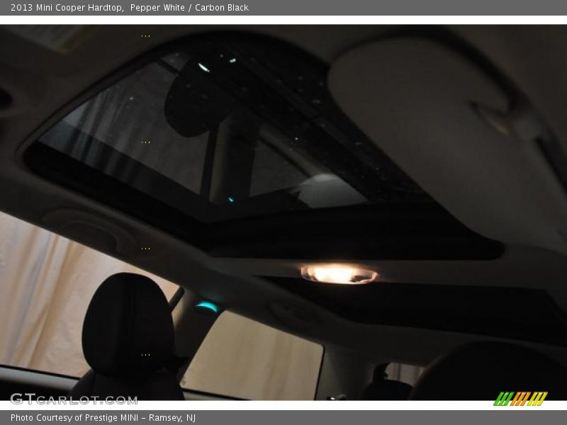 Pepper White / Carbon Black 2013 Mini Cooper Hardtop