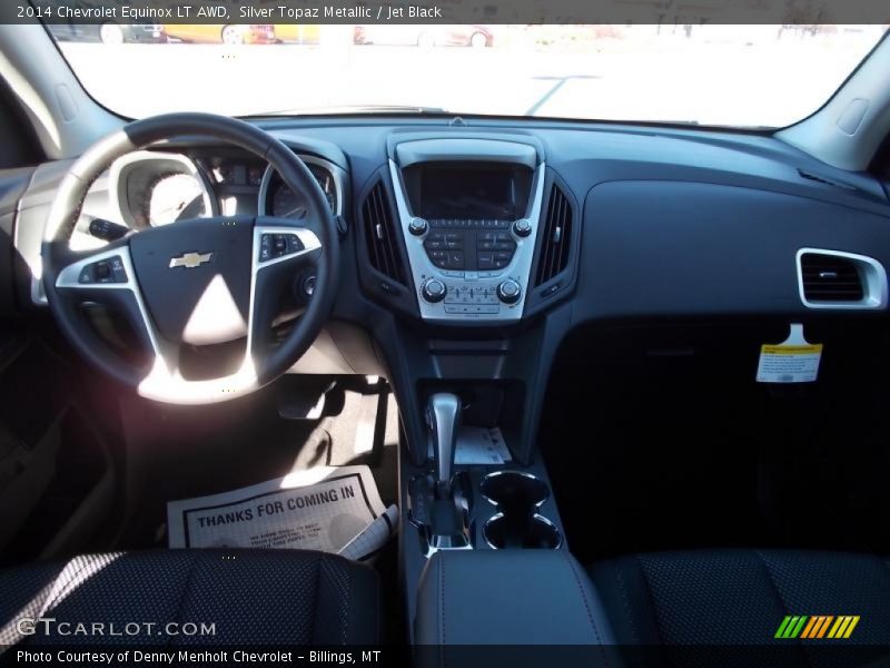 Silver Topaz Metallic / Jet Black 2014 Chevrolet Equinox LT AWD