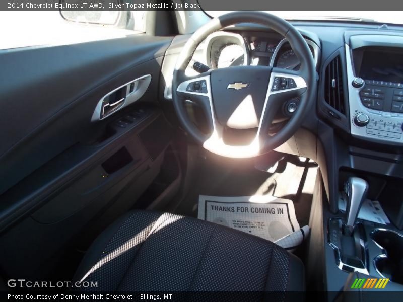 Silver Topaz Metallic / Jet Black 2014 Chevrolet Equinox LT AWD