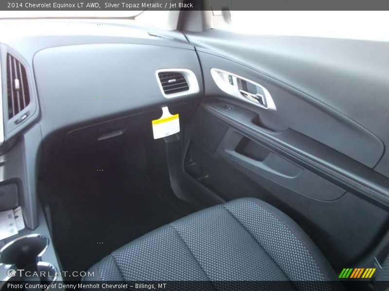 Silver Topaz Metallic / Jet Black 2014 Chevrolet Equinox LT AWD