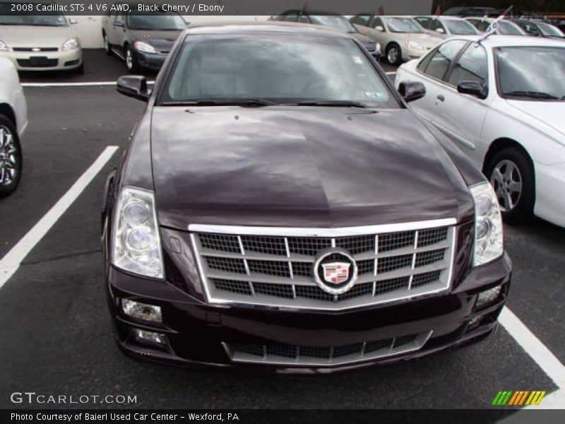 Black Cherry / Ebony 2008 Cadillac STS 4 V6 AWD